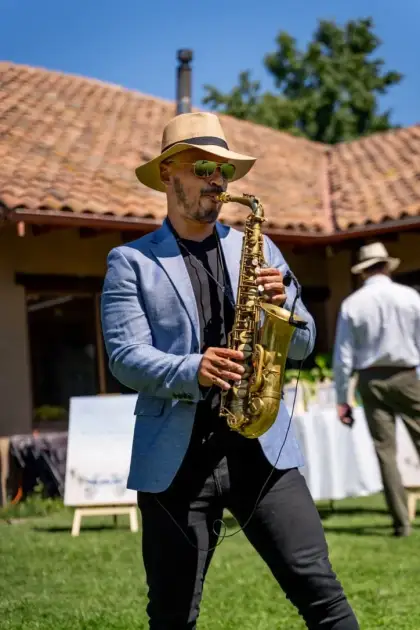 Sesión en escenario